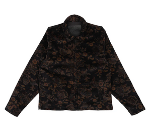 Naked & Famous Paisley Corduroy Zip Jacket